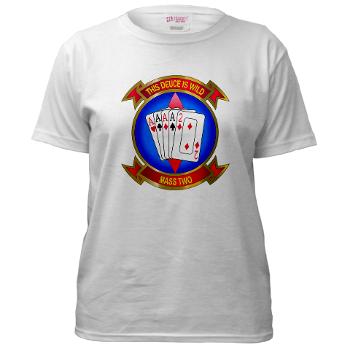 MASS2 - A01 - 04 - Marine Air Support Squadron 2 Women's T-Shirt