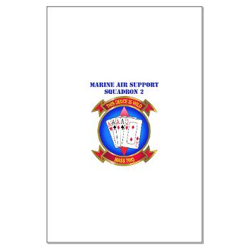 MASS2 - M01 - 02 - Marine Air Support Squadron 2 with Text Large Poster - Click Image to Close