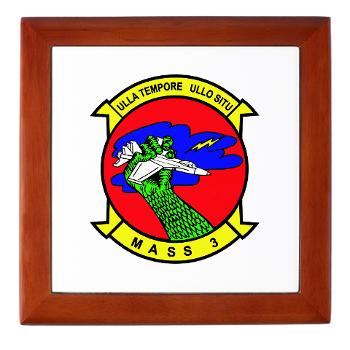 MASS3 - M01 - 03 - Marine Air Support Squadron 3 - Keepsake Box - Click Image to Close