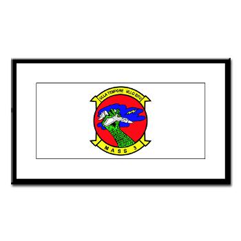 MASS3 - M01 - 02 - Marine Air Support Squadron 3 - Small Framed Print
