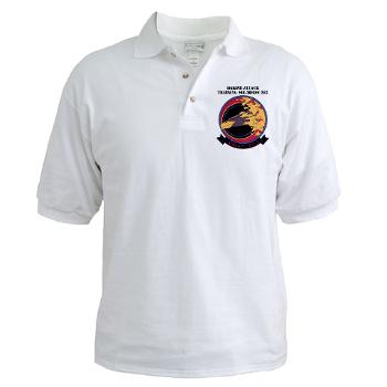 MATS203 - A01 - 04 - Marine Attack Training Squadron 203 (VMAT-203) with text - Golf Shirt - Click Image to Close