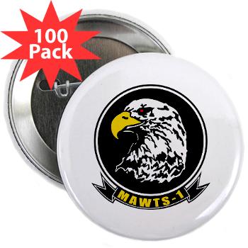 MAWATS1 - M01 - 01 - Marine Aviation Weapons and Tactics Squadron-1 - 2.25" Button (100 pack) - Click Image to Close