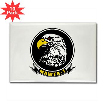 MAWATS1 - M01 - 01 - Marine Aviation Weapons and Tactics Squadron-1 - Rectangle Magnet (10 pack) - Click Image to Close