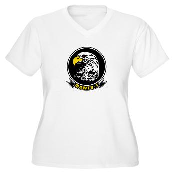 MAWATS1 - A01 - 04 - Marine Aviation Weapons and Tactics Squadron-1 - Women's V-Neck T-Shirt - Click Image to Close