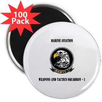 MAWATS1 - M01 - 01 - Marine Aviation Weapons and Tactics Squadron-1 with Text - 2.25" Magnet (100 pack) - Click Image to Close