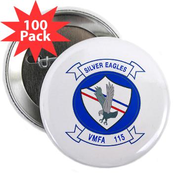 MAWFAS115 - M01 - 01 - Marine Fighter Attack Squadron 115 (VMFA-115) - 2.25" Button (100 pack) - Click Image to Close
