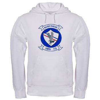 MAWFAS115 - A01 - 03 - Marine Fighter Attack Squadron 115 (VMFA-115) - Hooded Sweatshirt - Click Image to Close