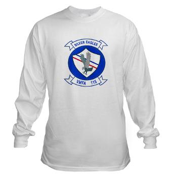 MAWFAS115 - A01 - 03 - Marine Fighter Attack Squadron 115 (VMFA-115) - Long Sleeve T-Shirt - Click Image to Close