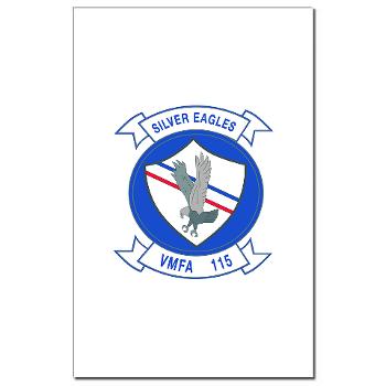 MAWFAS115 - M01 - 02 - Marine Fighter Attack Squadron 115 (VMFA-115) - Mini Poster Print