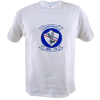 MAWFAS115 - A01 - 04 - Marine Fighter Attack Squadron 115 (VMFA-115) - Value T-shirt - Click Image to Close