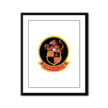 MAWFAS224 - M01 - 02 - Marine All Weather Fighter Attack Squadron 224 (VMFA(AW)-224) - Framed Panel Print
