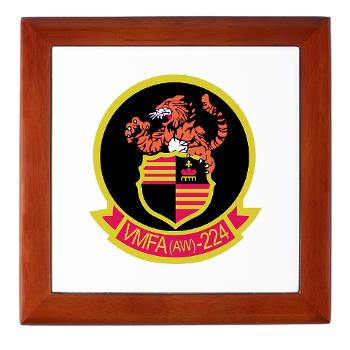 MAWFAS224 - M01 - 03 - Marine All Weather Fighter Attack Squadron 224 (VMFA(AW)-224) - Keepsake Box - Click Image to Close