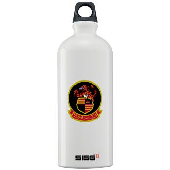 MAWFAS224 - M01 - 03 - Marine All Weather Fighter Attack Squadron 224 (VMFA(AW)-224) - Sigg Water Bottle 1.0L - Click Image to Close