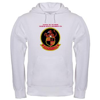 MAWFAS224 - A01 - 03 - Marine All Weather Fighter Attack Squadron 224 (VMFA(AW)-224) with Text - Hooded Sweatshirt - Click Image to Close