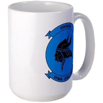 MAWFAS225 - A01 - 01 - USMC - Marine All Wx F/A Squadron 225 (FA/18D) - Large Mug