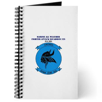 MAWFAS225 - A01 - 01 - USMC - Marine All Wx F/A Squadron 225 (FA/18D)with Text - Journal