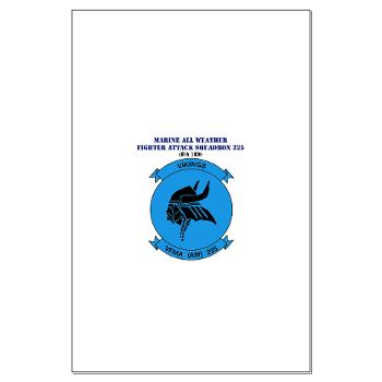 MAWFAS225 - A01 - 01 - USMC - Marine All Wx F/A Squadron 225 (FA/18D)with Text - Large Poster