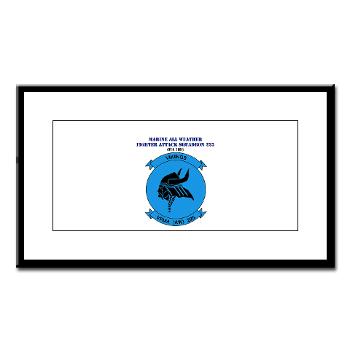 MAWFAS225 - A01 - 01 - USMC - Marine All Wx F/A Squadron 225 (FA/18D)with Text - Small Framed Print - Click Image to Close
