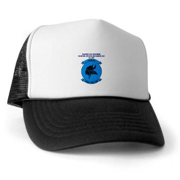 MAWFAS225 - A01 - 01 - USMC - Marine All Wx F/A Squadron 225 (FA/18D)with Text - Trucker Hat - Click Image to Close