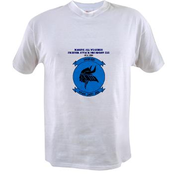 MAWFAS225 - A01 - 01 - USMC - Marine All Wx F/A Squadron 225 (FA/18D)with Text - Value T-Shirt