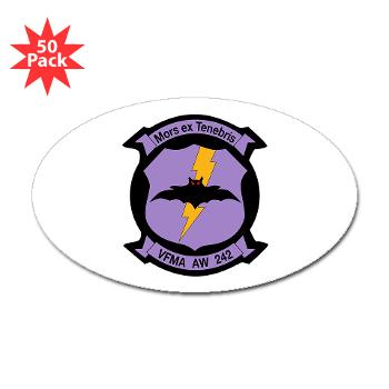 MAWFAS242 - M01 - 01 - Marine All- Weather Fighter Attack Squadron 242 (Oval 50 pk)