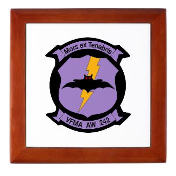MAWFAS242 - M01 - 03 - Marine All- Weather Fighter Attack Squadron 242 Keepsake Box - Click Image to Close
