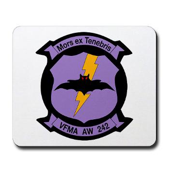 MAWFAS242 - M01 - 03 - Marine All- Weather Fighter Attack Squadron 242 Mousepad - Click Image to Close