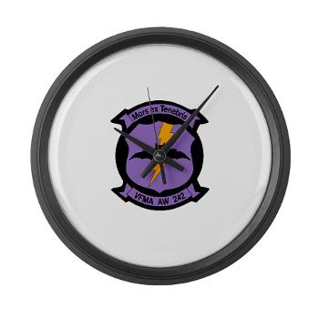 MAWFAS242 - M01 - 03 - Marine All- Weather Fighter Attack Squadron 242 Large Wall Clock
