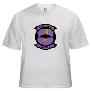MAWFAS242 - A01 - 04 - Marine All- Weather Fighter Attack Squadron 242 White T-Shirt - Click Image to Close