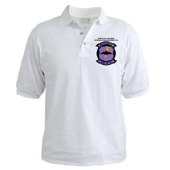 MAWFAS242 - A01 - 04 - Marine All- Weather Fighter Attack Squadron 242 with Text Golf Shirt - Click Image to Close