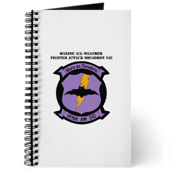 MAWFAS242 - M01 - 02 - Marine All- Weather Fighter Attack Squadron 242 with Text Journal