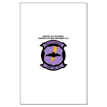 MAWFAS242 - M01 - 02 - Marine All- Weather Fighter Attack Squadron 242 with Text Large Poster