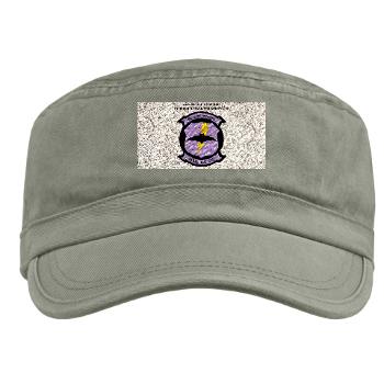 MAWFAS242 - A01 - 01 - Marine All- Weather Fighter Attack Squadron 242 with Text Military Cap
