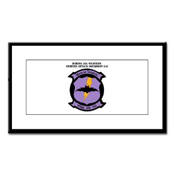 MAWFAS242 - M01 - 02 - Marine All- Weather Fighter Attack Squadron 242 with Text Small Framed Print - Click Image to Close