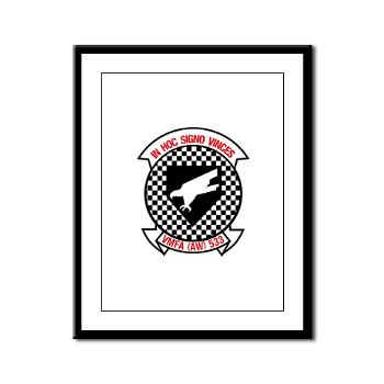 MAWFAS553 - M01 - 02 - Marine All Weather Fighter Attack Squadron 553 (VMFA(AW)-553) - Framed Panel Print