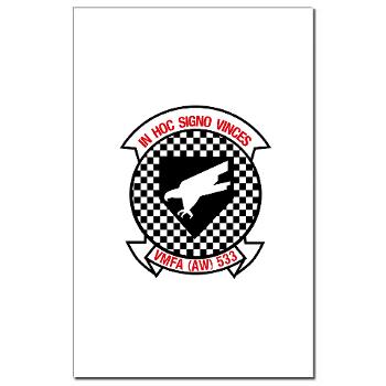 MAWFAS553 - M01 - 02 - Marine All Weather Fighter Attack Squadron 553 (VMFA(AW)-553) - Mini Poster Print