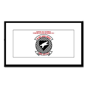 MAWFAS553 - M01 - 02 - Marine All Weather Fighter Attack Squadron 553 (VMFA(AW)-553) with Text - Large Framed Print