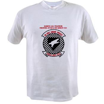 MAWFAS553 - A01 - 04 - Marine All Weather Fighter Attack Squadron 553 (VMFA(AW)-553) with Text - Value T-shirt - Click Image to Close