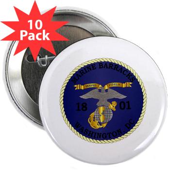 MBWDC - M01 - 01 - Marine Barracks, Washington, D.C. - 2.25" Button (10 pack) - Click Image to Close