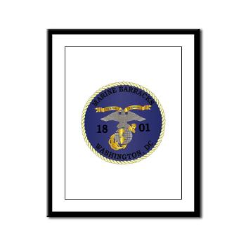 MBWDC - M01 - 02 - Marine Barracks, Washington, D.C. - Framed Panel Print - Click Image to Close