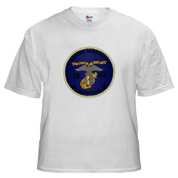 MBWDC - A01 - 04 - Marine Barracks, Washington, D.C. - White t-Shirt - Click Image to Close