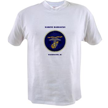MBWDC - A01 - 04 - Marine Barracks, Washington, D.C. with Text - Value T-shirt