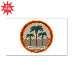 MCAGCCTP - M01 - 01 - Marine Corps Air Ground Combat Center Twentynine Palms - Sticker (Rectangle 10 pk) - Click Image to Close