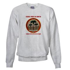 MCAGCCTP - A01 - 03 - Marine Corps Air Ground Combat Center Twentynine Palms with Text - Sweatshirt