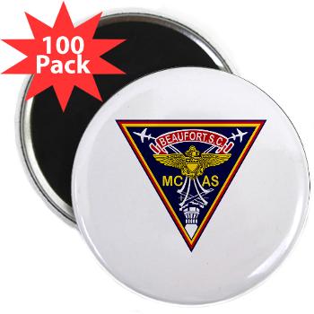 MCASB - M01 - 01 - Marine Corps Air Station Beaufort - 2.25" Magnet (100 pack) - Click Image to Close