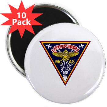 MCASB - M01 - 01 - Marine Corps Air Station Beaufort - 2.25" Magnet (10 pack) - Click Image to Close