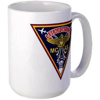 MCASB - M01 - 03 - Marine Corps Air Station Beaufort - Large Mug