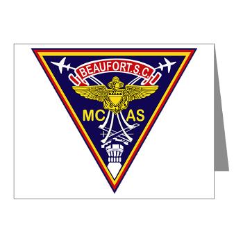 MCASB - M01 - 02 - Marine Corps Air Station Beaufort - Note Cards (Pk of 20) - Click Image to Close