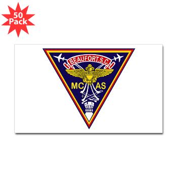 MCASB - M01 - 01 - Marine Corps Air Station Beaufort - Sticker (Rectangle 50 pk) - Click Image to Close