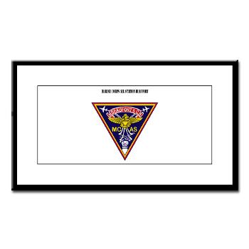 MCASB - M01 - 02 - Marine Corps Air Station Beaufort with Text - Small Framed Print